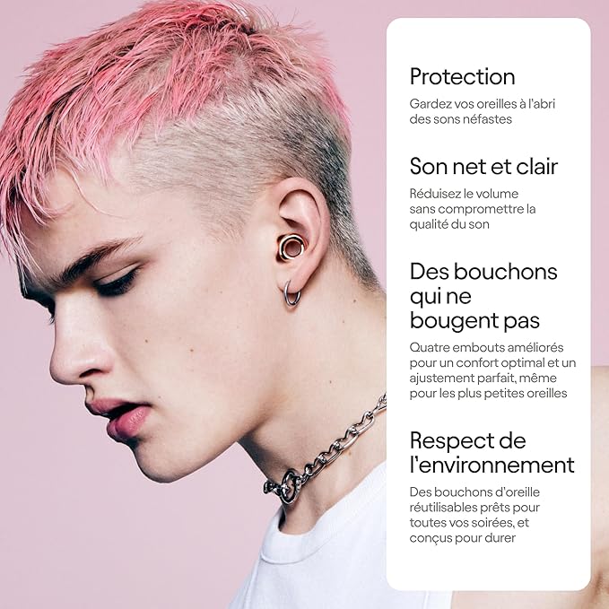 Bouchons d'oreilles anti bruit  :  Accessoirisants